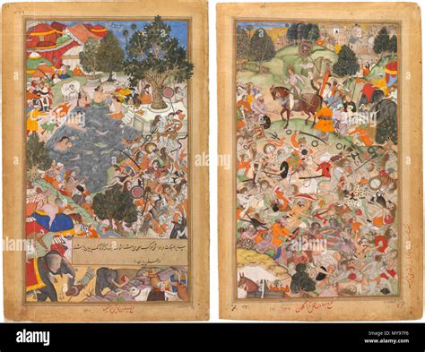 The Akbarnama Depicts Magnificent Mughal Grandeur and Exquisite Detail