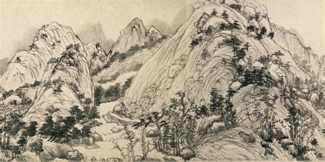 Dwelling in the Fuchun Mountains – A Contemplative Landscape Painting Embracing Nature's Whimsical Dance!