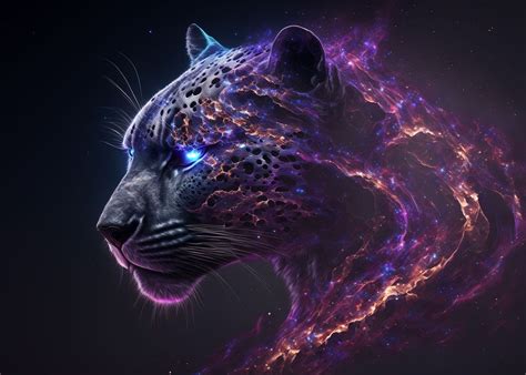 Jaguar Spirit Unveiled Through Vibrant Strokes and Mystical Symbolism!