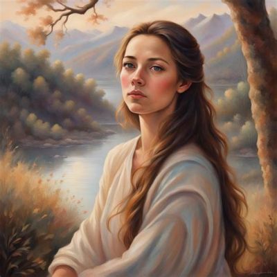 Lady of the Rivers -  A Breathtaking Portrait Capturing Inner Serenity and Refined Beauty!