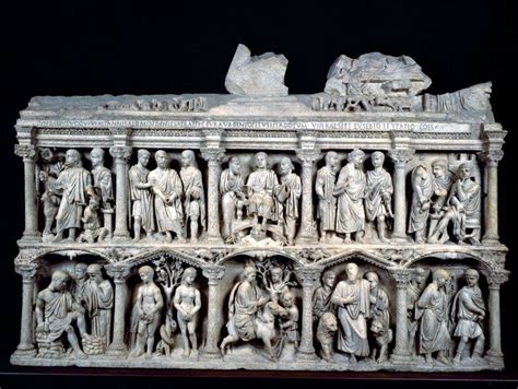 Sarcophagus of Junius Bassus, A Roman Triumph Through Marble and Emotion!