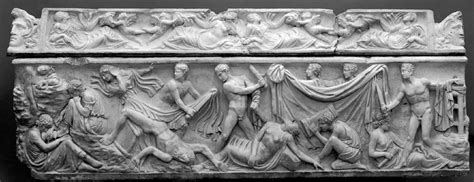 Sarcophagus of Orestes: A Monumental Symphony of Christian Belief and Classical Style!