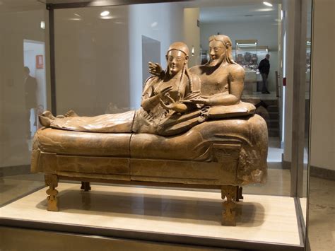 The Sarcophagus of the Spouses from Spain: Intricate Carvings and Timeless Tales of Love!