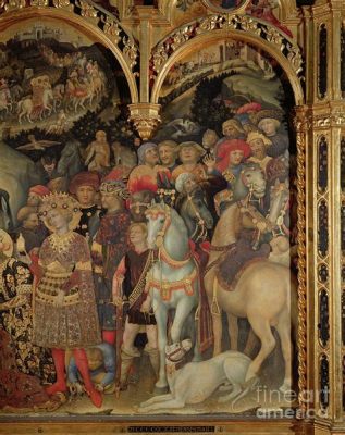 The Adoration of the Magi -  A Symphony of Color and Exquisite Detail Depicting an Ancient Pilgrimage!