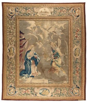 The Annunciation - A Tapestry Woven With Divine Light and Human Emotion!