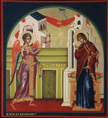 The Annunciation – An Iconographic Marvel Infused With Byzantine Radiance!