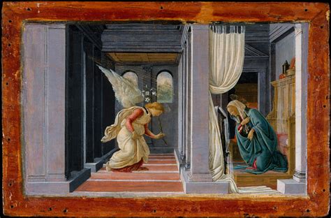 The Annunciation Fresco: A Symphony of Gold and Divine Light!