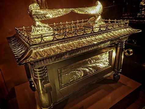 The Ark of the Covenant A Majestic Depiction Carved in Ebony and Inlaid with Ivory!