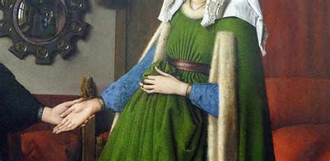 The Arnolfini Portrait: Oil on Oak Panel Radiating With Exquisite Detail and Unforgettable Mystery!