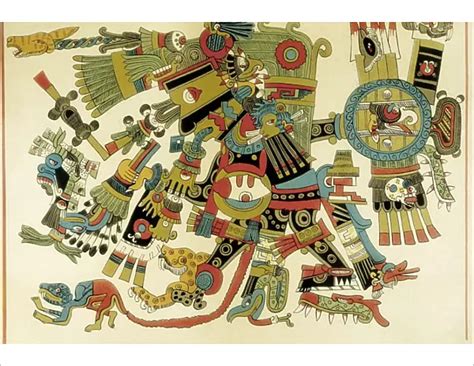 The Codex Borgia!  A Mesoamerican Masterpiece Explores Time and the Cosmos through Vivid Imagery and Intricate Symbolism