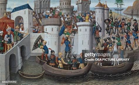 The Conquest of Constantinople! An Exquisite Miniature Depicting the Triumph and Tears of Empires