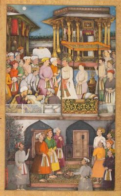 The Court of Jahangir - A Symphony of Mughal Majesty and Miniature Marvels!