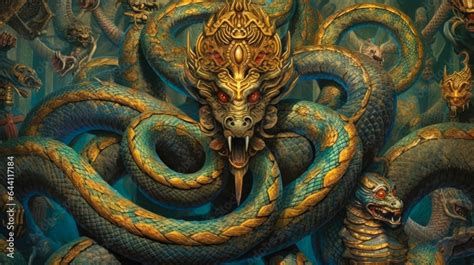  The Dance of the Naga Serpents: A Journey into Theravada Symbolism and Exquisite Gold Leaf Detailing