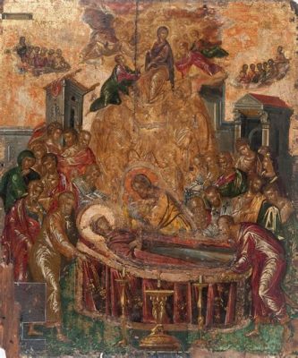 The Dormition of the Mother of God, A Byzantine Masterpiece Filled With Serene Contemplation and Vivid Symbolic Language!