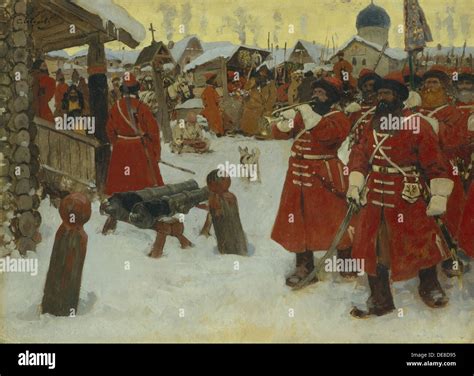 “The Entry of Tsar Ivan Vasilyevich into Novgorod on November 15th, 1617” – A Celebration of Power and Political Propaganda Through Brushstrokes!