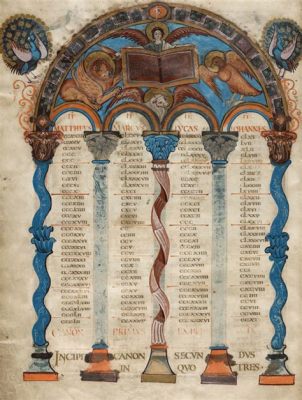 The Gospels of Saint-Médard - An Intricate Interplay of Sacred Narrative and Exquisite Illumination!