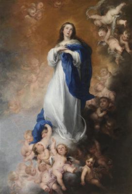 The Immaculate Conception of the Virgin Mary, A Baroque Masterpiece Brimming with Divine Light and Symbolic Imagery!