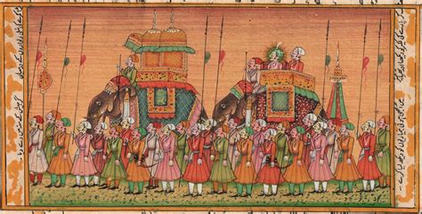 The Marriage Procession – A Kaleidoscope of Mughal Courtly Life and Exquisite Detailing!