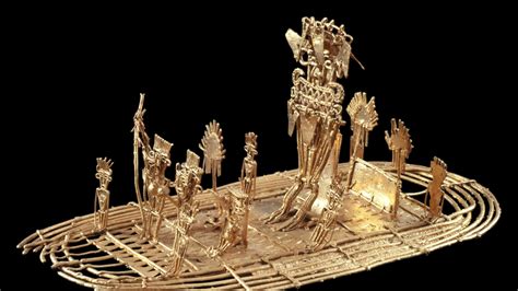 The Muisca Raft: An Intricate Depiction of Indigenous Ritual and Cosmological Beliefs!