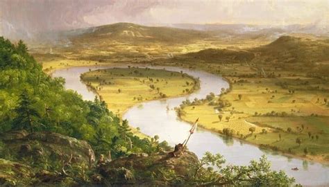 “The Oxbow” Painting: A Visionary Landscape Bridging Nature and Humanity!