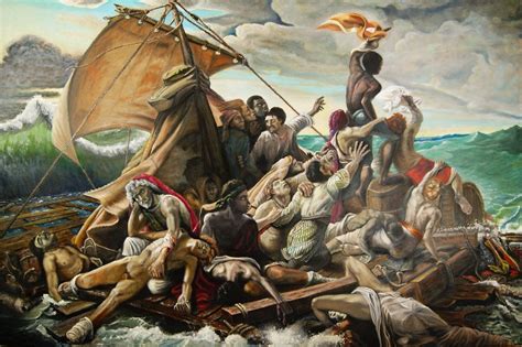 “The Raft of the Medusa”! A Canvas Overflowing With Despair and Triumphant Hope