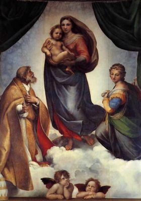 The Sistine Madonna – A Serene Renaissance Vision and Exquisite Detailing