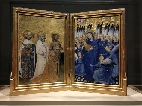 The Wilton Diptych! A Dazzling Portrait and Its Hidden Theological Secrets Revealed Through Gilded Detailing