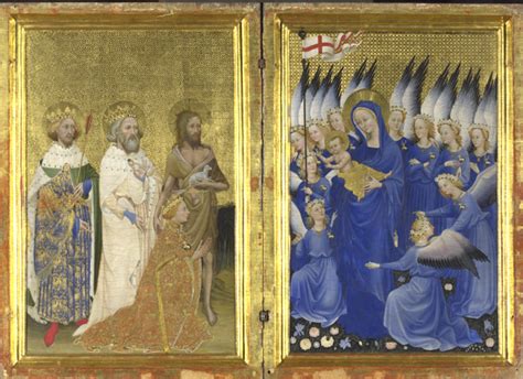 The Wilton Diptych? Exquisite Gothic Symbolism and Divine Majesty!