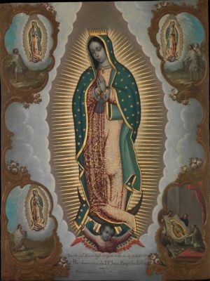 Virgin of Guadalupe! A Radiant Example of 14th-Century Mexican Devotional Art