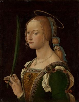 Saint Justina Illuminates the Intersection of Devotion and Detail in 15th-Century Spanish Art!