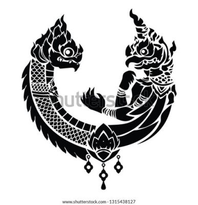  “The Garuda and the Naga King,” A Symbolic Interplay Between Light and Shadow!