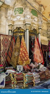 “The Grand Bazaar of Istanbul” - A Tapestry of Cultural Life Woven with Intricate Detail and Vibrant Hues!