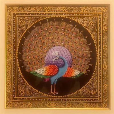 “The Peacock Throne”! A Triumph of Mughal Miniature Painting and Exquisite Detailing