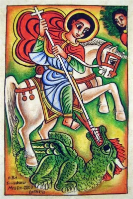 The Saint George Icon: A Testament to Ethiopian Religious Zeal and Artistic Ingenuity!