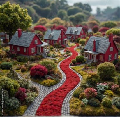 Unveiled Dreamscape  A Journey Through Miniature Landscapes and Intricate Floral Motifs!